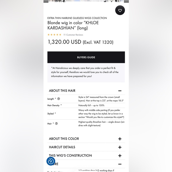 Hairalicious Extra Thin Hairline Khloe Kardashian Balayage Neutral Rooted Blonde - Picture 17 of 17